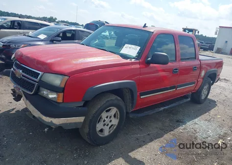 2006 Chevrolet Silverado 1500 Lt3 из США, поврежденный, VIN 2GCEK13ZX61289370